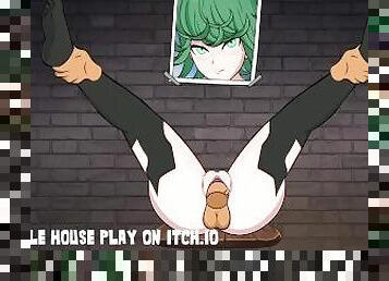 Tatsumaki Legs Spread In Glory Hole Overflowing Creampie - Hole House