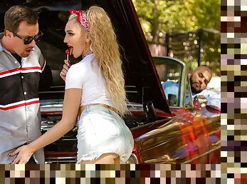 Roadside Assistance Video With Jessy Jones, Kendra Sunderland - Brazzers