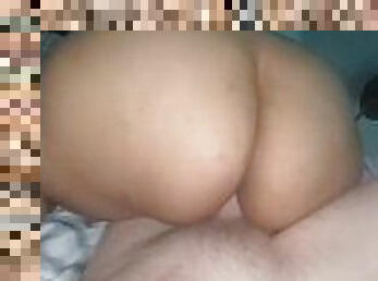 Watch me bounce my ass on his cock