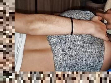 Mi novio llega de trabajar y me despierta con una gran cogida - PORNO REAL ESPAOL