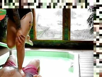 Sensual Hot Tub Ballbusting