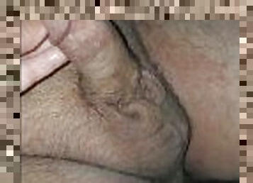 Wife giving handjob