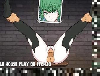 Tatsumaki Legs Spread In Glory Hole BDSm Bondage One Punch Man Hentai - Hole House