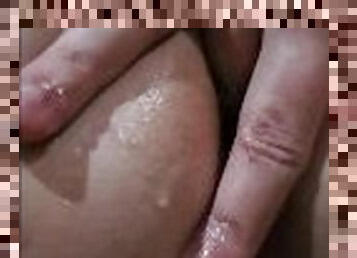 Close up fingering asshole