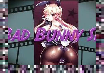 Bad Bunny Sins Anal Tail Blowjob Audition