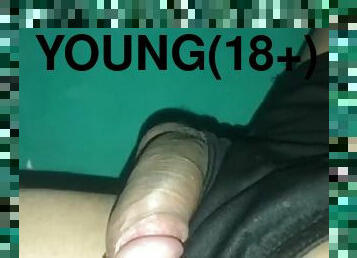 dark-skinned latin stepbrother in hot handjob recording on my phone