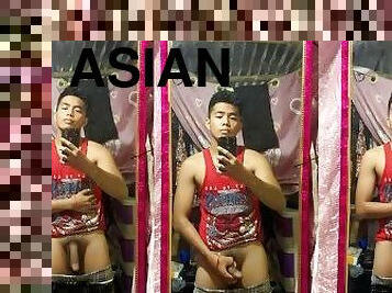 asian, besar, peju, homoseksual, merangsang-dengan-tangan, pov, kolej, merangkap, berahi, solo