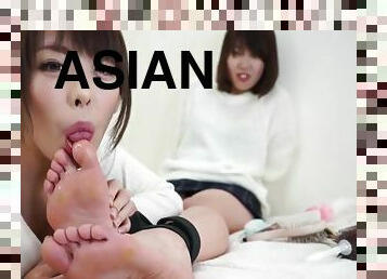 asia, lesbian-lesbian, jepang, kaki, fetish-benda-yang-dapat-meningkatkan-gairah-sex