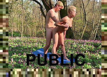 Working Out Got Us So Horny That We Had To Fuck In This Beautiful Scenery! Public Sex At Its Best!