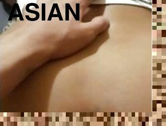 asiatique, cul, levrette, amateur, ados, ejaculation-interne, thaï, ejaculation, réalité, ados-asiatique