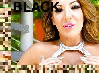 Richelle ryan throated worship black cock