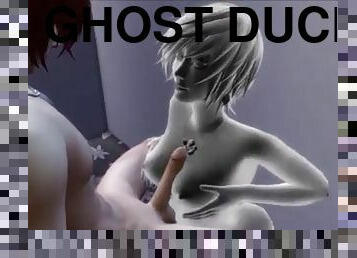Ghost ducks a lucky dude