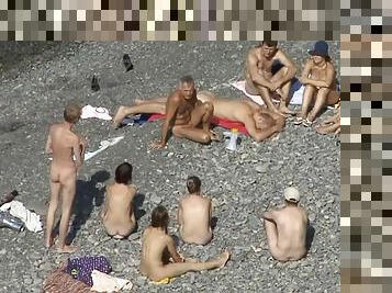 nudiste, en-plein-air, cam, plage, voyeur, horny, naturel, caché