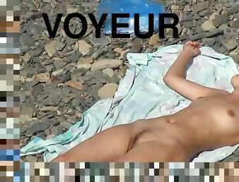 nudisti, allaperto, fichette, ragazze-giovani, videocamera, spiaggia, voyeur, giovani18, arrapate, naturali