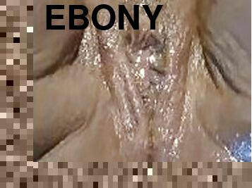 Ebony Self Pleases Her Ass & Pussy With Toys (KuroYukiExperience)
