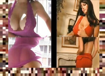 Denise Milani TA X4 split screen 4 scenes