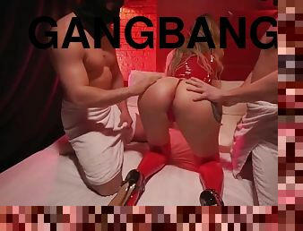 Milana glamour slut gangbang video