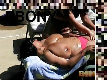 Hottest ebony lesbian massage ever