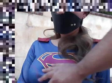 Superheroine Supergirl Bound Cuffed Amd - 720p