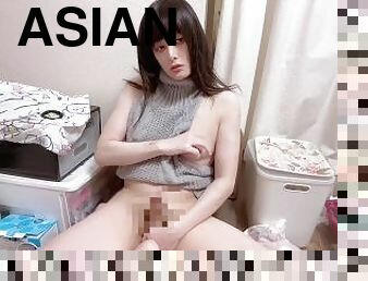 aasialainen, shemale, japanilainen, ladyboy, kaunis