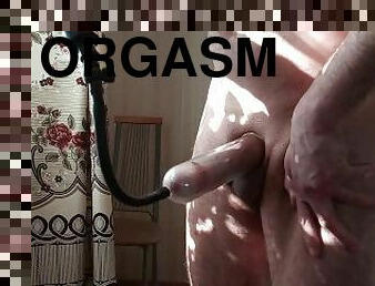 onani, orgasme, udløsning, bøsse, sperm, solo