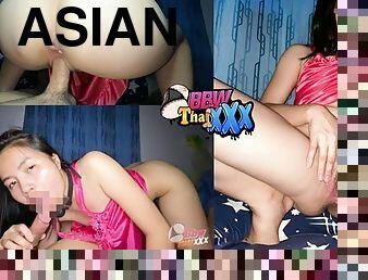 asiatique, cul, gros-nichons, levrette, chatte-pussy, écolière, femme, amateur, babes, ejaculation-sur-le-corps