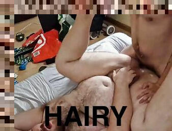 grosse, poilue, amateur, anal, fellation, ejaculation-sur-le-corps, hardcore, gay, ejaculation-interne, belle-femme-ronde