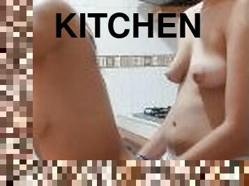 mastubasi, orgasme, vagina-pussy, amatir, berkulit-hitam, remaja, buatan-rumah, kompilasi, permainan-jari, dapur