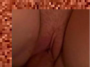 Husband creampies my pussy