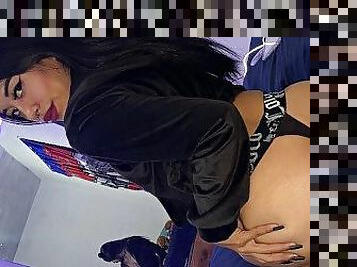 alat-kelamin-wanita, muncrat, amateur, dubur, perempuan-jelita, remaja, merangsang-dengan-tangan, creampie