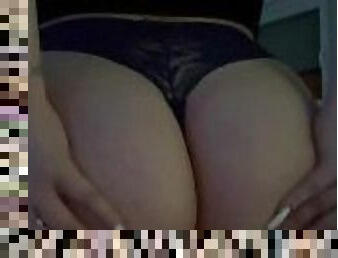 Close-up of a sexy girl's ass