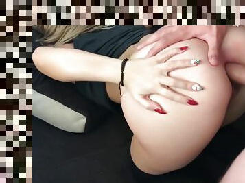 Arya Holes - Blonde Teen Takes Huge Cock In Her Ass Hard Anal Orgasm