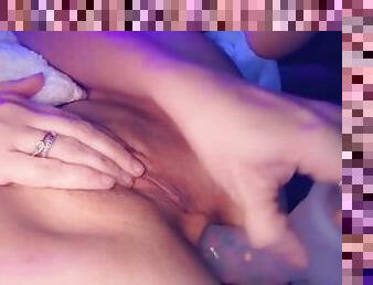 My first anal video fucking myself with  dildo until I squirt 10 min video posted to my onlyfans