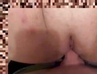 Husbands friend cums on my pussy