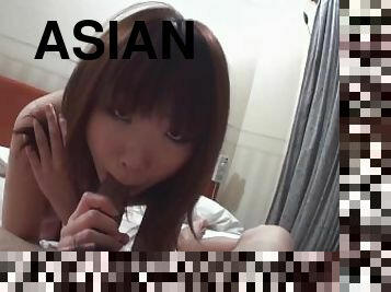 Cute Asian girlfriend gets a nice creampie