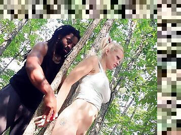 Gets Taken By In The Woods With Don Whoe And Nadia White