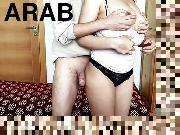 Real Arab orgasm and hot sex with his wife