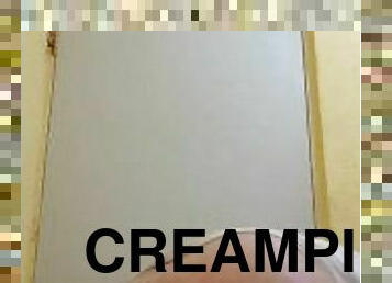 Anal creampie