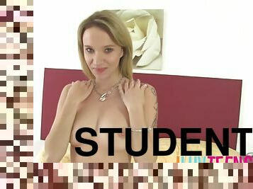 Big Cock Lesson For Blonde Teen student 18+ Angel Piaff - Iluvteens