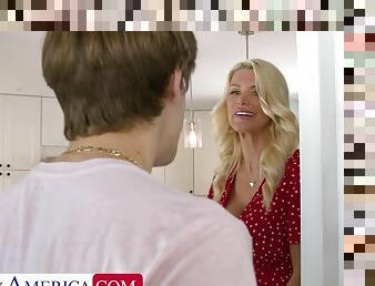 Cougar Brittany Andrews Gets More Than Just Groceries Delivered From Big Cock Delivery Guy