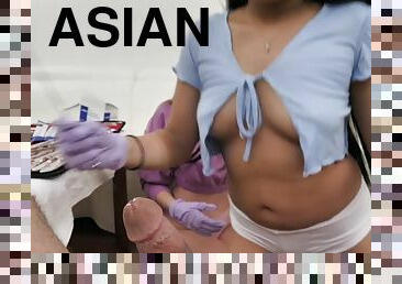 asia, remaja, handjob-seks-dengan-tangan-wanita-pada-penis-laki-laki, pertama-kali, fetish-benda-yang-dapat-meningkatkan-gairah-sex, latex