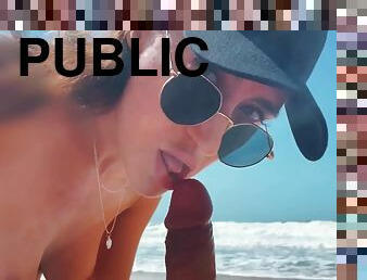 Me- Teen 18+ Girl On A Wild Nudist Beach Jerks Off Sucks Dick Shows Legs Public Outdoor Blowjob