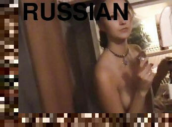 Russian amateur Tanya is fucking in the bedroom