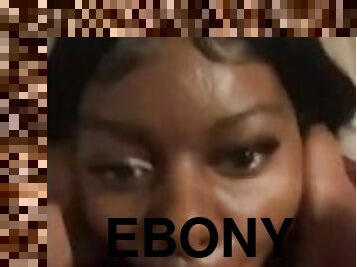 Ebony babe loves bbc
