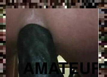 amateur, anal, gay, consolador, a-solas, gigante