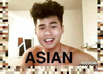 Handsome asian guy webcam