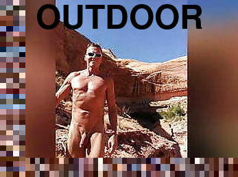 Naked outdoors