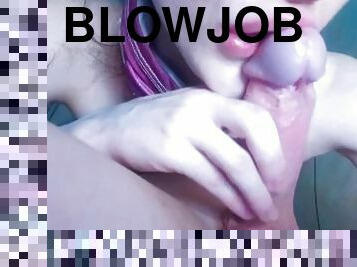 blowjob-seks-dengan-mengisap-penis, homo, pasangan, sudut-pandang, pacar-cowok, jarak-dekat, homoseks, penis, pengisapan, menggoda