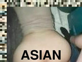 asia, posisi-seks-doggy-style, vagina-pussy, amatir, penis-besar, sperma, ketat, basah, penis