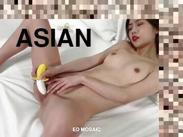 asiatisk, onani, fisse-pussy, amatør, legetøj, fødder, første-gang, smuk, solo
